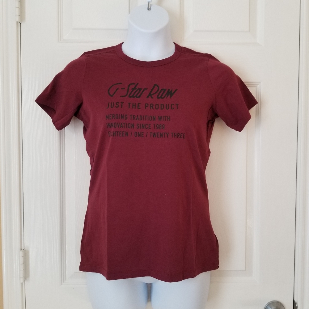 G-Star Raw Cotton T-shirt Women Size L